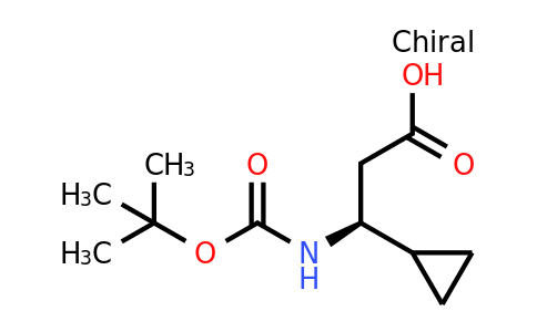 CAS 1260604-09-8 | (S)-3-Tert-butoxycarbonylamino-3-cyclopropyl-propionic acid