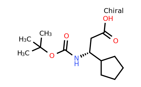 CAS 1260604-42-9 | (R)-3-Tert-butoxycarbonylamino-3-cyclopentyl-propionic acid