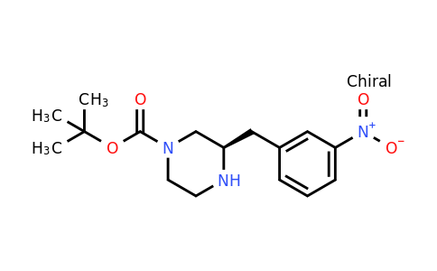CAS 1260604-53-2 | (R)-3-(3-Nitro-benzyl)-piperazine-1-carboxylic acid tert-butyl ester
