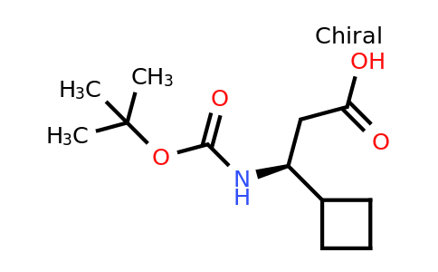 CAS 1260604-62-3 | (S)-3-Tert-butoxycarbonylamino-3-cyclobutyl-propionic acid