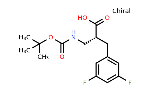 CAS 1260604-73-6 | (R)-2-(Tert-butoxycarbonylamino-methyl)-3-(3,5-difluoro-phenyl)-propionic acid