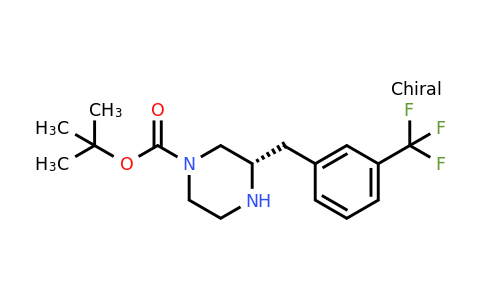 CAS 1260604-83-8 | (S)-3-(3-Trifluoromethyl-benzyl)-piperazine-1-carboxylic acid tert-butyl ester