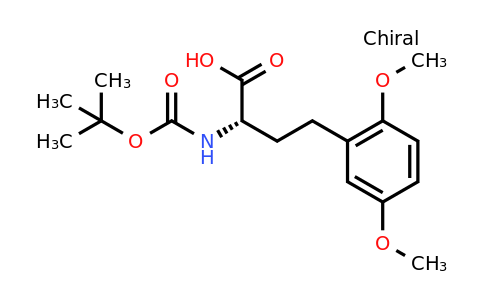 CAS 1260604-89-4 | (S)-2-Tert-butoxycarbonylamino-4-(2,5-dimethoxy-phenyl)-butyric acid