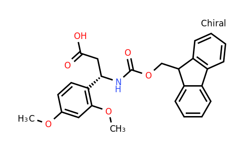 CAS 1260604-98-5 | (S)-3-(2,4-Dimethoxy-phenyl)-3-(9H-fluoren-9-ylmethoxycarbonylamino)-propionic acid