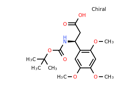 CAS 1260605-03-5 | (S)-3-Tert-butoxycarbonylamino-3-(2,4,5-trimethoxy-phenyl)-propionic acid