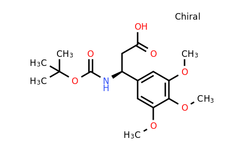 CAS 1260605-11-5 | (S)-3-Tert-butoxycarbonylamino-3-(3,4,5-trimethoxy-phenyl)-propionic acid