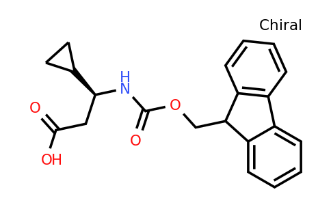 CAS 1260605-12-6 | (S)-3-Cyclopropyl-3-(9H-fluoren-9-ylmethoxycarbonylamino)-propionic acid