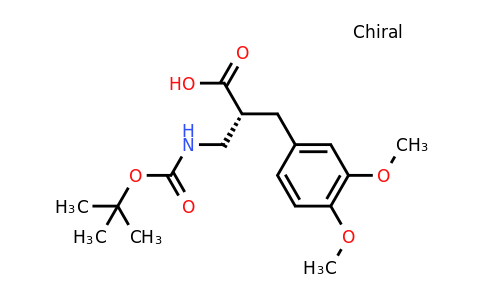 CAS 1260605-20-6 | (R)-2-(Tert-butoxycarbonylamino-methyl)-3-(3,4-dimethoxy-phenyl)-propionic acid