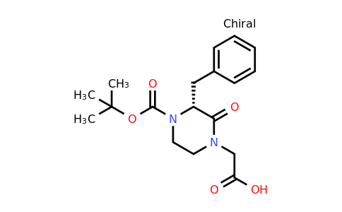 CAS 1260605-28-4 | (R)-2-Benzyl-4-carboxymethyl-3-oxo-piperazine-1-carboxylic acid tert-butyl ester
