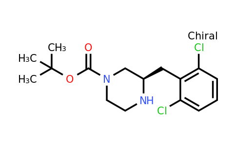 CAS 1260605-31-9 | (R)-3-(2,6-Dichloro-benzyl)-piperazine-1-carboxylic acid tert-butyl ester