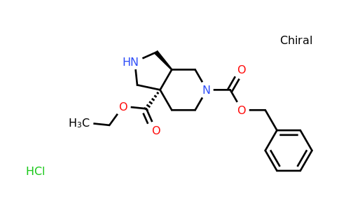 CAS 1260605-35-3 | (3AS,7AS)-5-Benzyl 7A-ethyl hexahydro-1H-pyrrolo[3,4-C]pyridine-5,7A(6H)-dicarboxylate hydrochloride