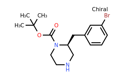 CAS 1260605-36-4 | (S)-2-(3-Bromo-benzyl)-piperazine-1-carboxylic acid tert-butyl ester