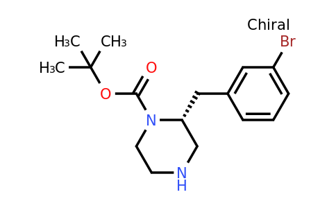 CAS 1260605-44-4 | (R)-2-(3-Bromo-benzyl)-piperazine-1-carboxylic acid tert-butyl ester