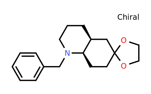 CAS 1260605-48-8 | (4A'S,8A'r)-1'-benzyloctahydro-1'H-spiro[[1,3]dioxolane-2,6'-quinoline]