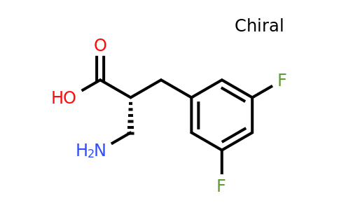 CAS 1260605-51-3 | (R)-2-Aminomethyl-3-(3,5-difluoro-phenyl)-propionic acid