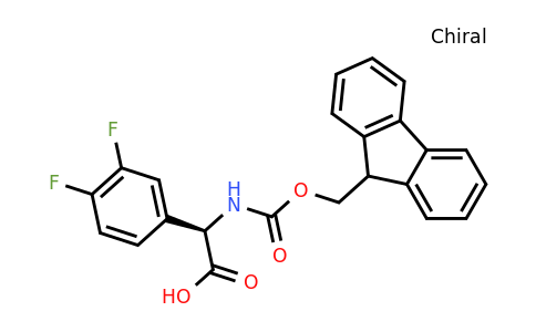 CAS 1260605-57-9 | (R)-(3,4-Difluoro-phenyl)-[(9H-fluoren-9-ylmethoxycarbonylamino)]-acetic acid