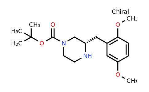 CAS 1260605-59-1 | (S)-3-(2,5-Dimethoxy-benzyl)-piperazine-1-carboxylic acid tert-butyl ester