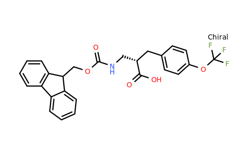 CAS 1260605-60-4 | (S)-2-[(9H-Fluoren-9-ylmethoxycarbonylamino)-methyl]-3-(4-trifluoromethoxy-phenyl)-propionic acid