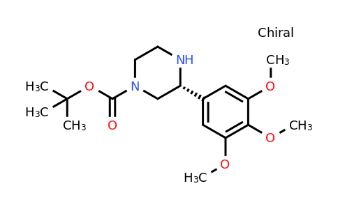 CAS 1260605-83-1 | (R)-3-(3,4,5-Trimethoxy-phenyl)-piperazine-1-carboxylic acid tert-butyl ester