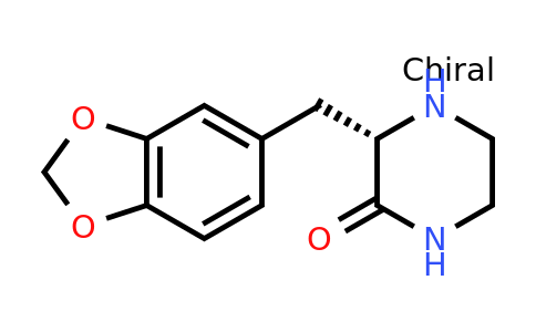 CAS 1260605-92-2 | (S)-3-Benzo[1,3]dioxol-5-ylmethyl-piperazin-2-one
