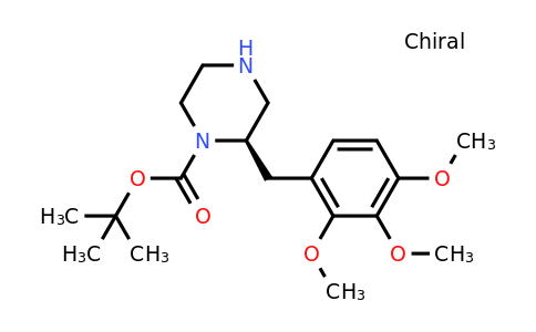 CAS 1260606-00-5 | (R)-2-(2,3,4-Trimethoxy-benzyl)-piperazine-1-carboxylic acid tert-butyl ester