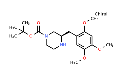 CAS 1260606-09-4 | (R)-3-(2,4,5-Trimethoxy-benzyl)-piperazine-1-carboxylic acid tert-butyl ester