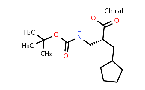 CAS 1260606-30-1 | (R)-3-Tert-butoxycarbonylamino-2-cyclopentylmethyl-propionic acid