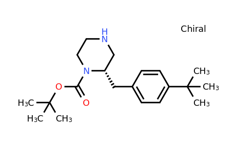 CAS 1260606-39-0 | (S)-2-(4-Tert-butyl-benzyl)-piperazine-1-carboxylic acid tert-butyl ester