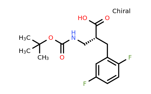 CAS 1260606-44-7 | (R)-2-(Tert-butoxycarbonylamino-methyl)-3-(2,5-difluoro-phenyl)-propionic acid