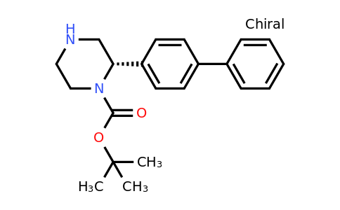 CAS 1260606-54-9 | (S)-2-Biphenyl-4-YL-piperazine-1-carboxylic acid tert-butyl ester