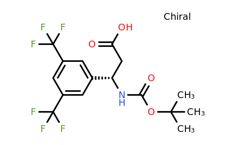 CAS 1260606-62-9 | (S)-3-(3,5-Bis-trifluoromethyl-phenyl)-3-tert-butoxycarbonylamino-propionic acid