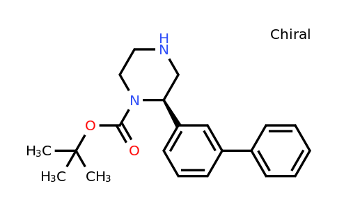 CAS 1260606-67-4 | (R)-2-Biphenyl-3-YL-piperazine-1-carboxylic acid tert-butyl ester