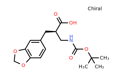 CAS 1260606-71-0 | (R)-3-Benzo[1,3]dioxol-5-YL-2-(tert-butoxycarbonylamino-methyl)-propionic acid