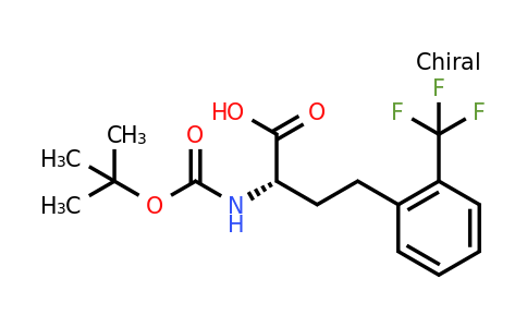 CAS 1260606-72-1 | (S)-2-Tert-butoxycarbonylamino-4-(2-trifluoromethyl-phenyl)-butyric acid
