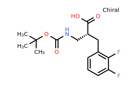 CAS 1260606-82-3 | (R)-2-(Tert-butoxycarbonylamino-methyl)-3-(2,3-difluoro-phenyl)-propionic acid