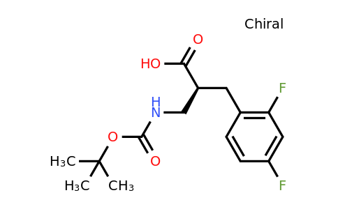 CAS 1260606-88-9 | (S)-2-(Tert-butoxycarbonylamino-methyl)-3-(2,4-difluoro-phenyl)-propionic acid