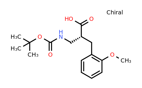 CAS 1260607-10-0 | (R)-2-(Tert-butoxycarbonylamino-methyl)-3-(2-methoxy-phenyl)-propionic acid