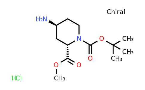 CAS 1260607-11-1 | (2S,4S)-1-Tert-butyl 2-methyl 4-aminopiperidine-1,2-dicarboxylate hydrochloride