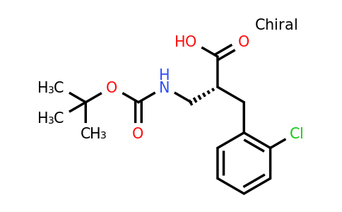 CAS 1260607-46-2 | (R)-2-(Tert-butoxycarbonylamino-methyl)-3-(2-chloro-phenyl)-propionic acid