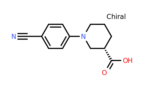 CAS 1260607-59-7 | (S)-1-(4-Cyanophenyl)piperidine-3-carboxylic acid