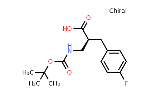 CAS 1260607-75-7 | (S)-2-(Tert-butoxycarbonylamino-methyl)-3-(4-fluoro-phenyl)-propionic acid