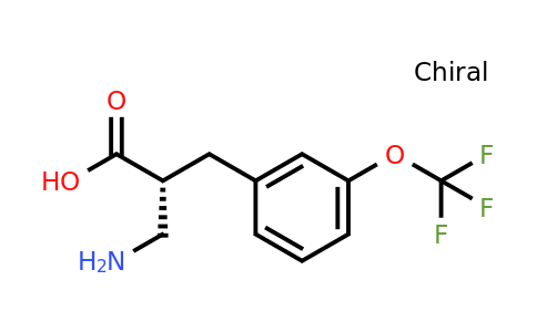 CAS 1260607-90-6 | (R)-2-Aminomethyl-3-(3-trifluoromethoxy-phenyl)-propionic acid