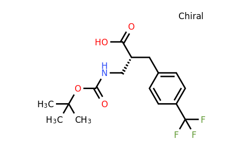 CAS 1260608-21-6 | (R)-2-(Tert-butoxycarbonylamino-methyl)-3-(4-trifluoromethyl-phenyl)-propionic acid