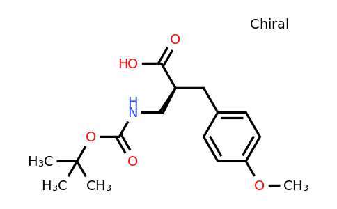 CAS 1260608-26-1 | (S)-2-(Tert-butoxycarbonylamino-methyl)-3-(4-methoxy-phenyl)-propionic acid