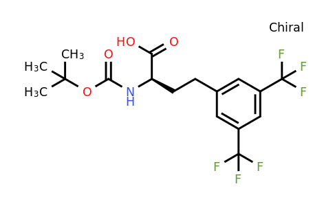 CAS 1260608-32-9 | (R)-4-(3,5-Bis-trifluoromethyl-phenyl)-2-tert-butoxycarbonylamino-butyric acid