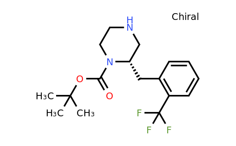 CAS 1260608-34-1 | (S)-2-(2-Trifluoromethyl-benzyl)-piperazine-1-carboxylic acid tert-butyl ester