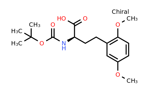 CAS 1260608-40-9 | (R)-2-Tert-butoxycarbonylamino-4-(2,5-dimethoxy-phenyl)-butyric acid