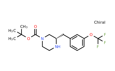 CAS 1260608-42-1 | (S)-3-(3-Trifluoromethoxy-benzyl)-piperazine-1-carboxylic acid tert-butyl ester