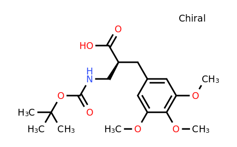 CAS 1260608-51-2 | (S)-2-(Tert-butoxycarbonylamino-methyl)-3-(3,4,5-trimethoxy-phenyl)-propionic acid