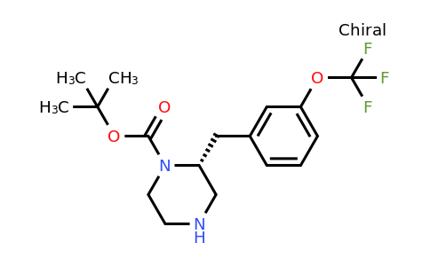 CAS 1260608-52-3 | (R)-2-(3-Trifluoromethoxy-benzyl)-piperazine-1-carboxylic acid tert-butyl ester